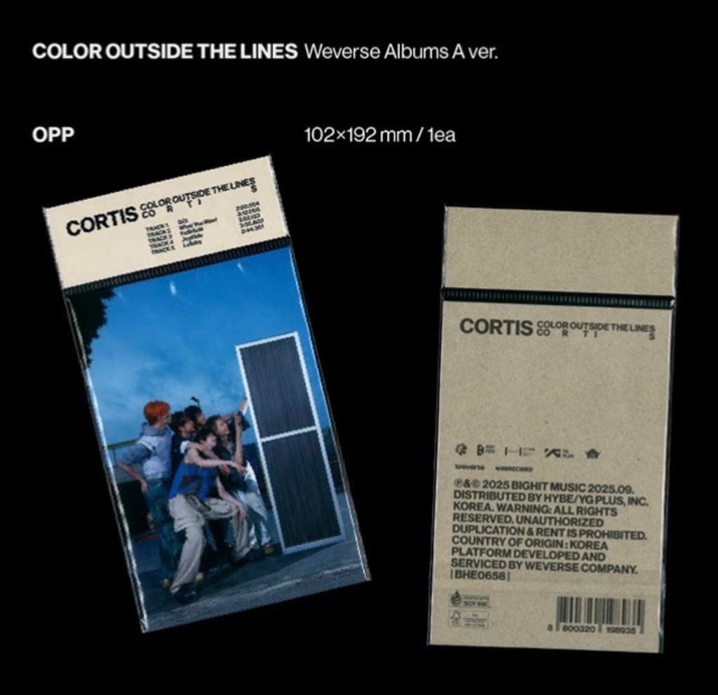CORTIS 1st EP Album [COLOR OUTSIDE THE LINES] Weverse Ver.