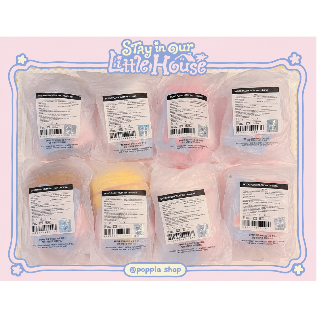 Stray Kids - [STAY in Our Little House] 6TH FANMEETING MD SKZOO PLUSH 10CM Ver.