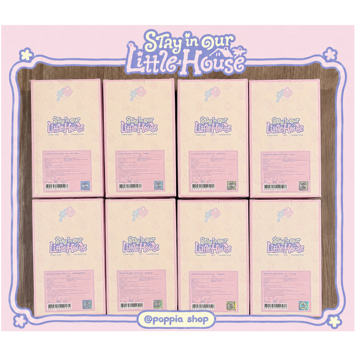 Stray Kids - [STAY in Our Little House] 6TH FANMEETING MD SKZOO PLUSH VOICE Ver.