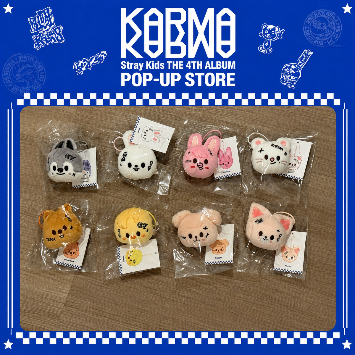 STRAY KIDS - KARMA POP-UP MERCH OFFICIAL MD NAME TAG (KARMA VER.)