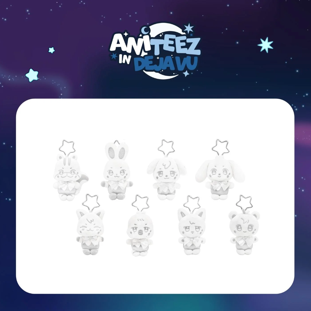 Aniteez In Deja Vu - Silver Plush Keyring