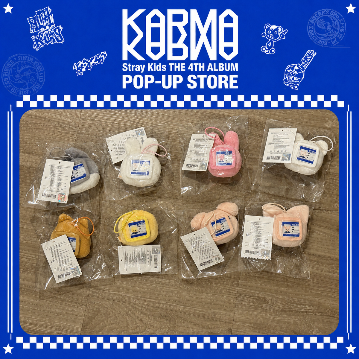 STRAY KIDS - KARMA POP-UP MERCH OFFICIAL MD NAME TAG (KARMA VER.)