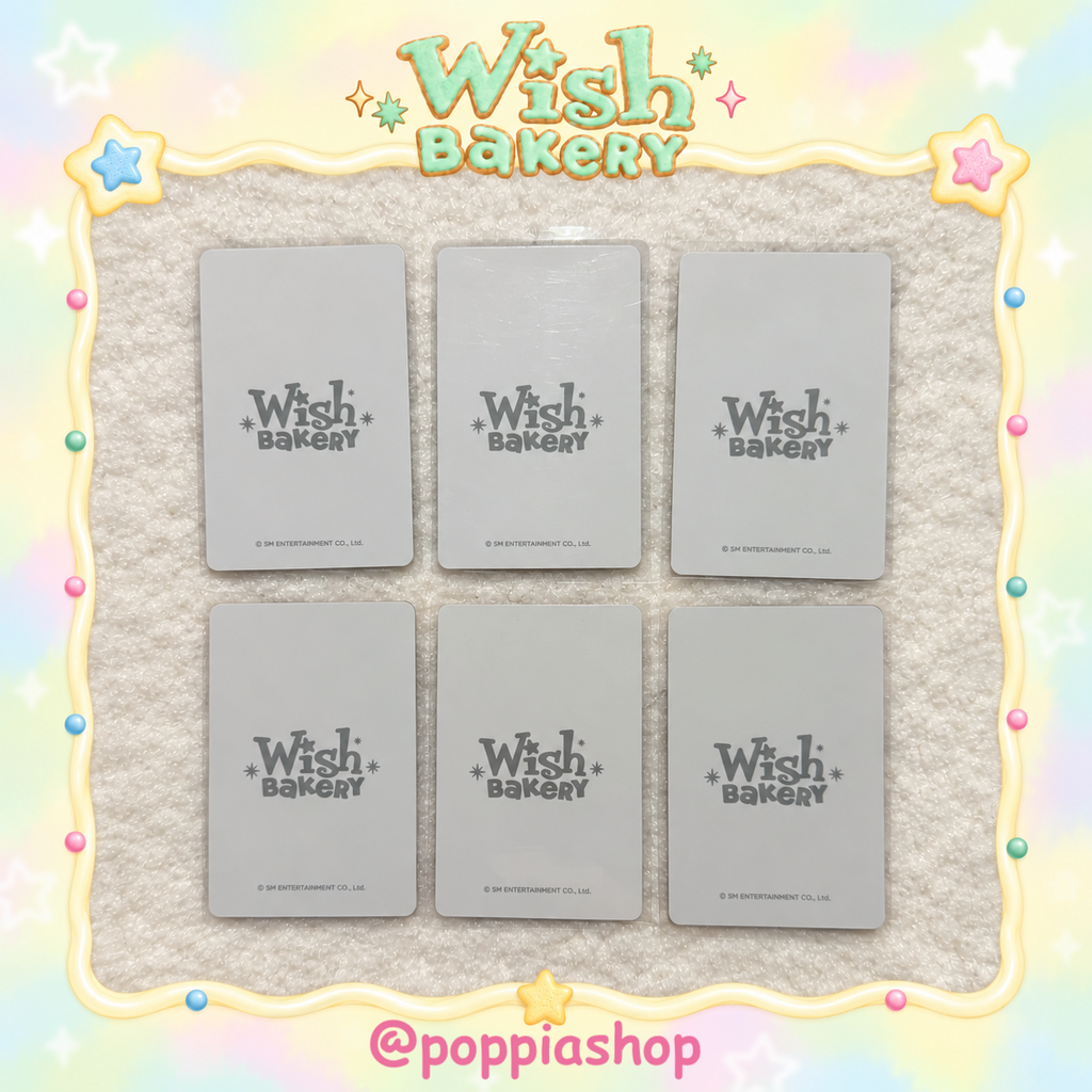 NCT WISH - 2026 NCT WISH [WISH BAKERY] POP UP BENEFIT PHOTOCARD SET POCA