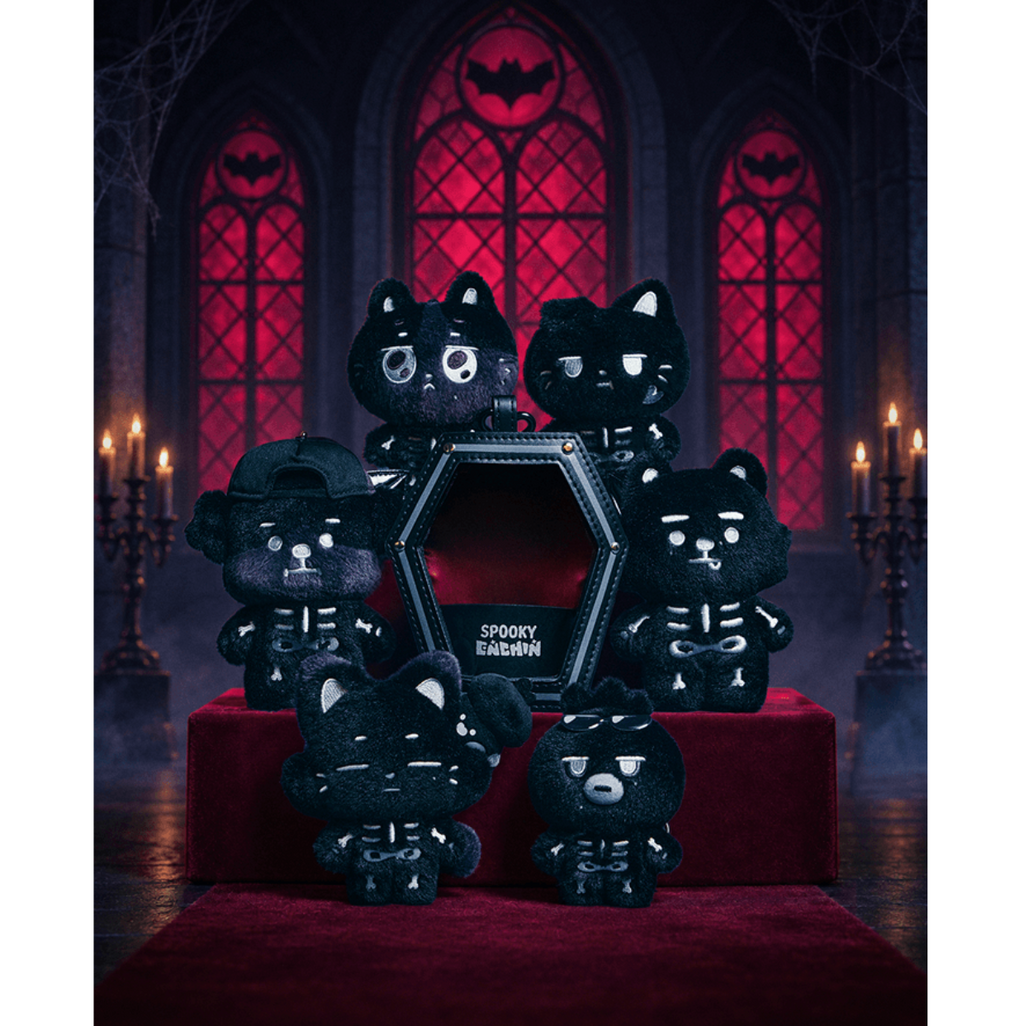 ENHYPEN - [SPOOKY ENCHIN] OFFICIAL MD Spooky Keyring Halloween Edition Plush Keyring