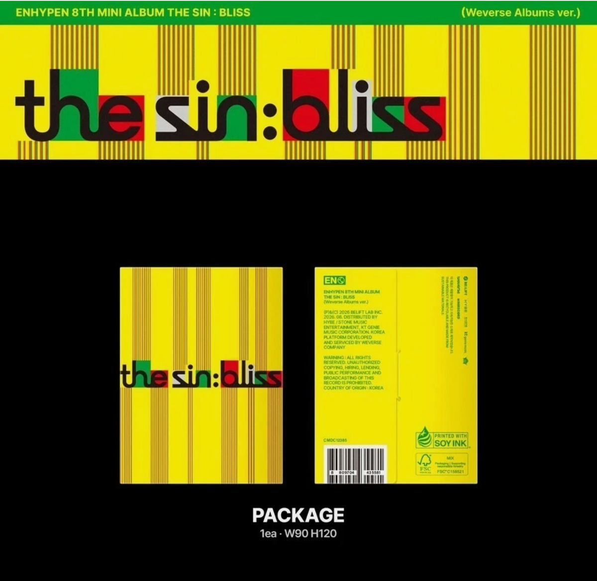 ENHYPEN - THE SIN : BLISS WEVERSE ALBUM