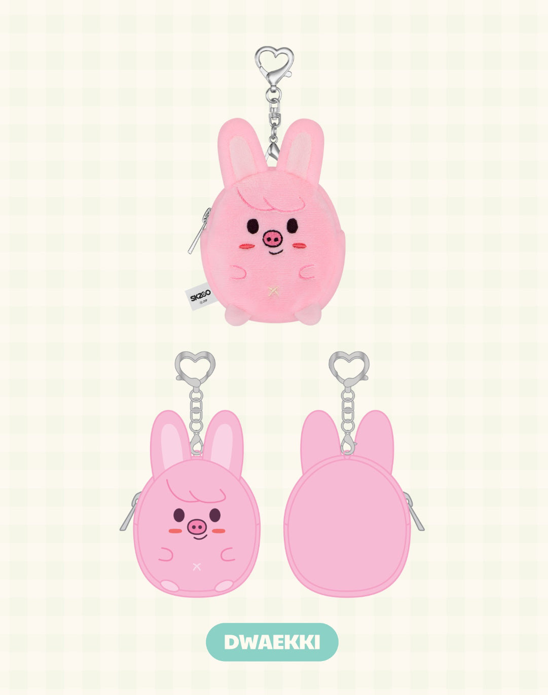 Stray Kids SKZ [ZOOTOPIA2 X SKZOO] Official MD Plush Coin Pouch