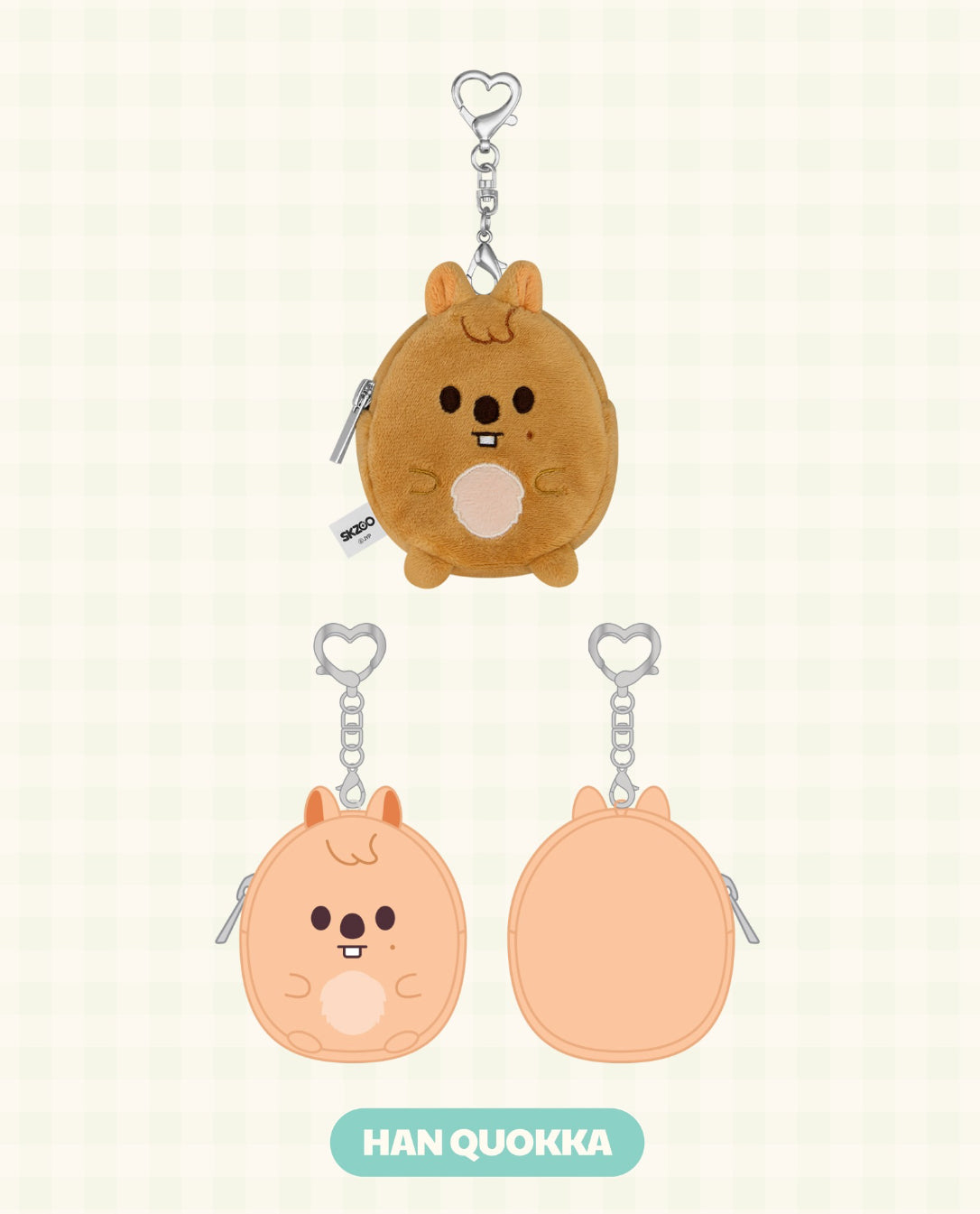 Stray Kids SKZ [ZOOTOPIA2 X SKZOO] Official MD Plush Coin Pouch