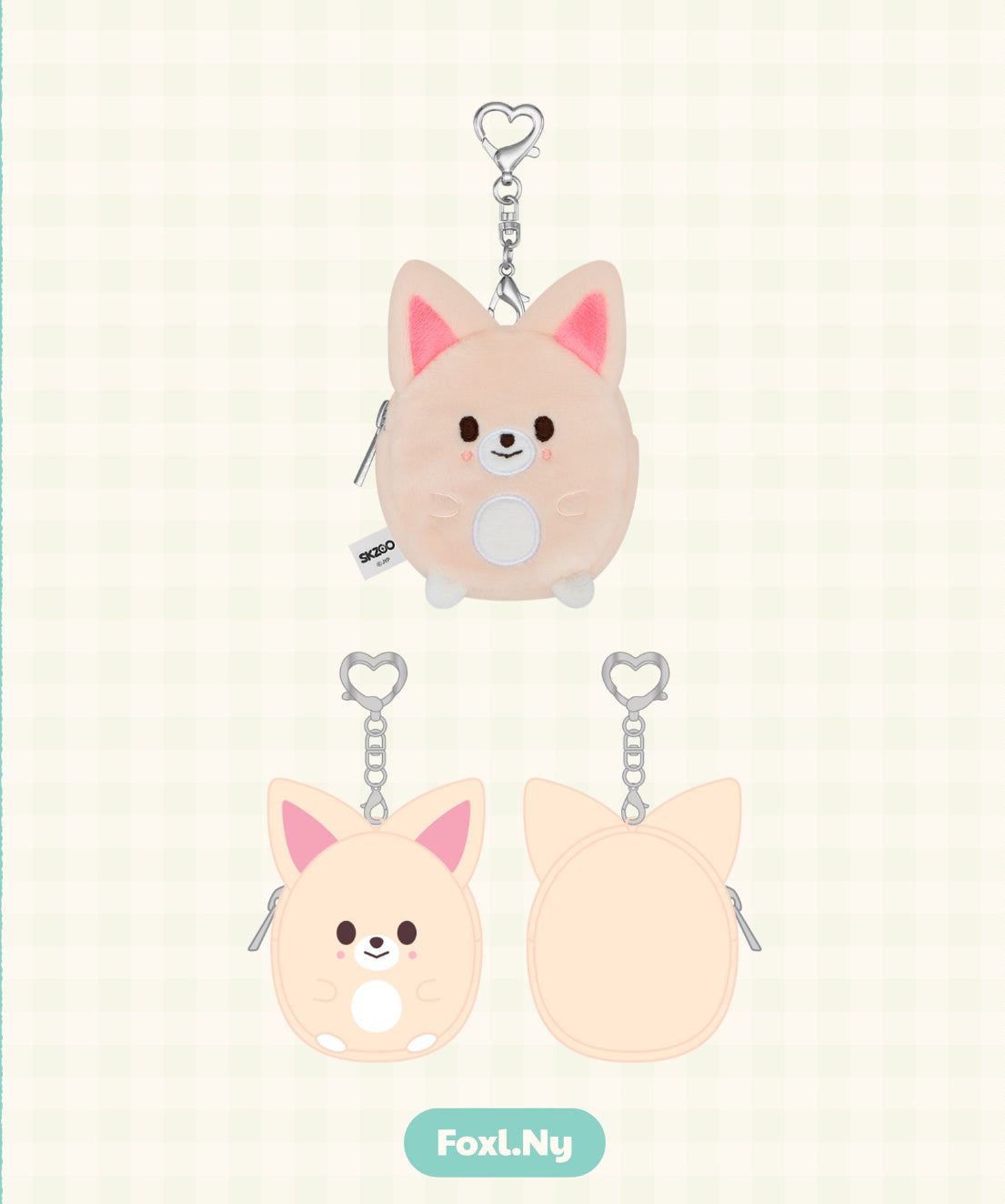 Stray Kids SKZ [ZOOTOPIA2 X SKZOO] Official MD Plush Coin Pouch