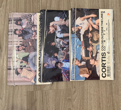 CORTIS [COLOR OUTSIDE THE LINES] 1st EP Album SCENE 1/2/3 Ver.