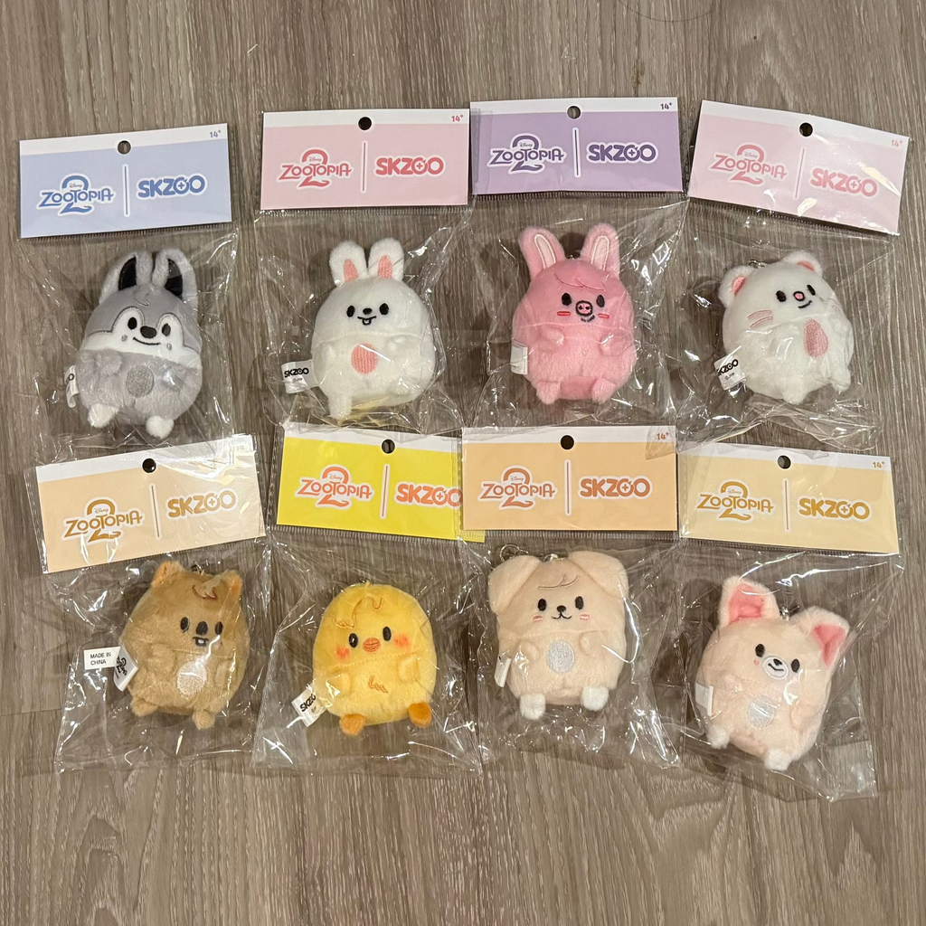 Stray Kids SKZ [ZOOTOPIA2 X SKZOO] Official MD Ufufy Plush Keyring