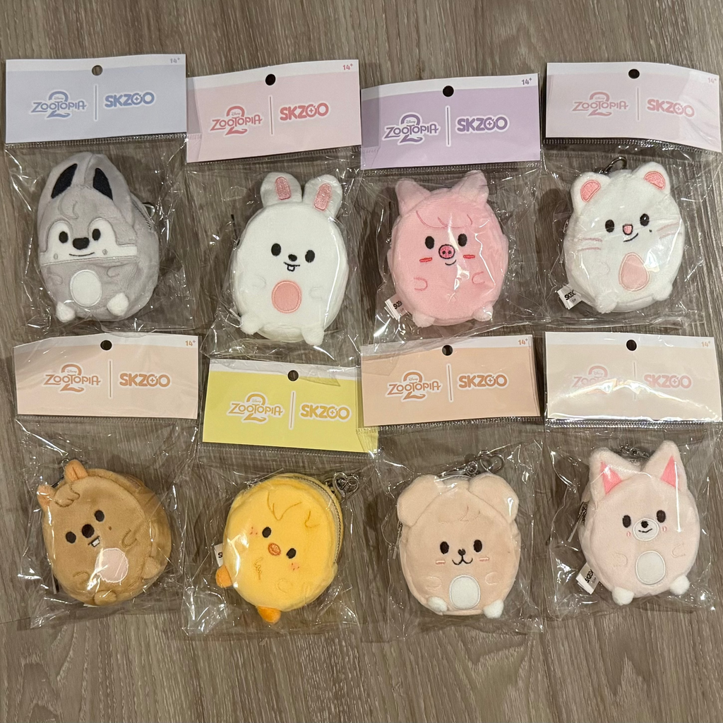 Stray Kids SKZ [ZOOTOPIA2 X SKZOO] Official MD Plush Coin Pouch