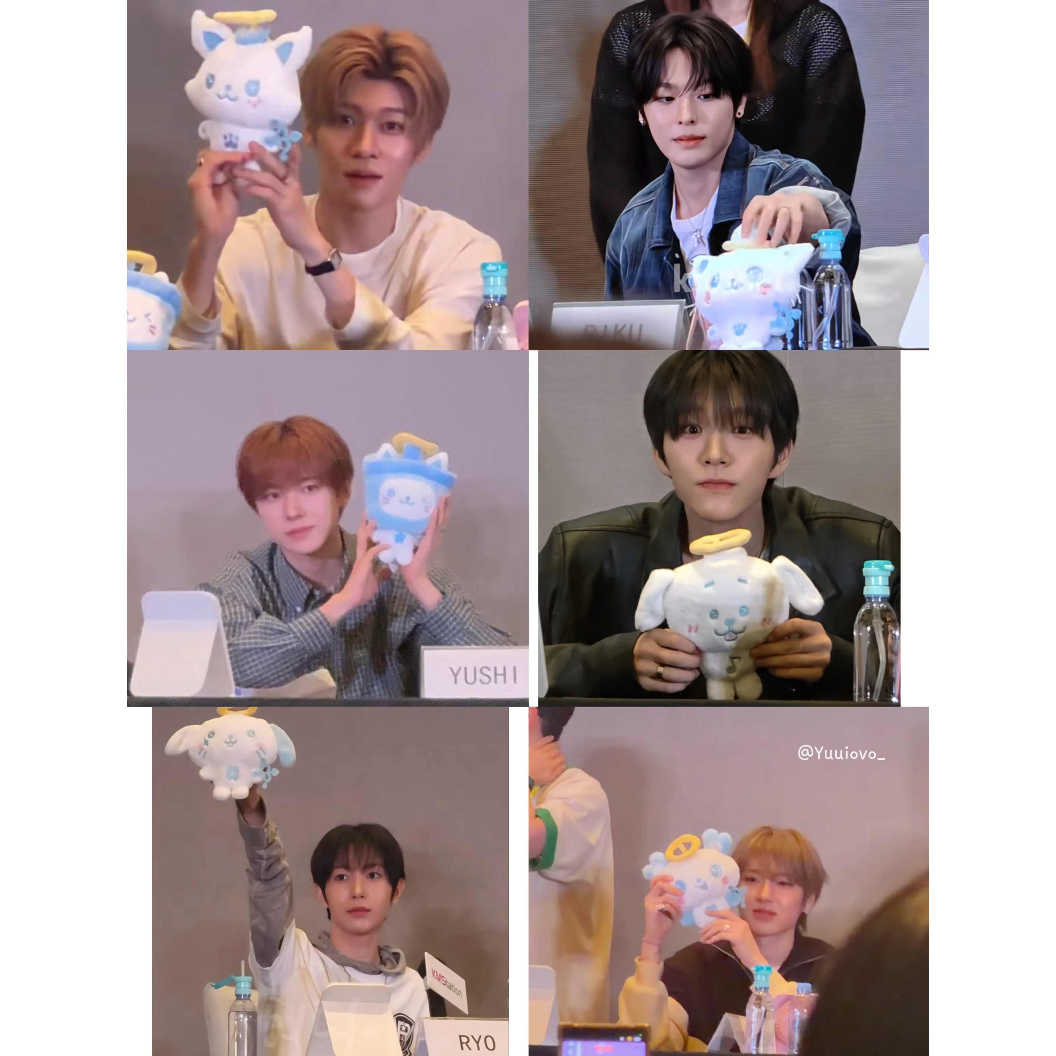NCT WISH Official KMStation Plush Doll HALO Ver. + Ode To Love SMini Album + Photocard