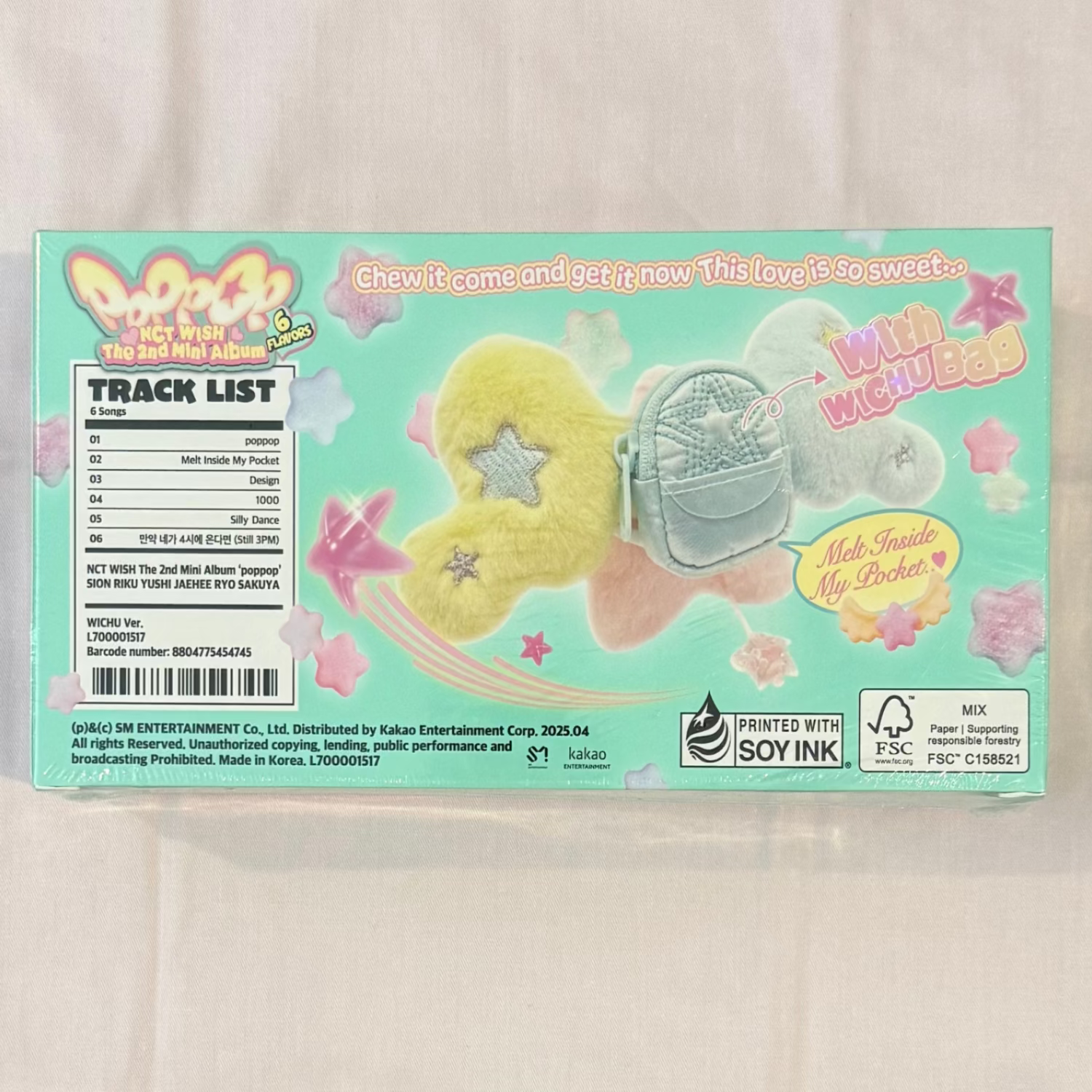 NCT WISH [POPPOP] POPCHU 2nd Mini Album (WICHU Ver. )