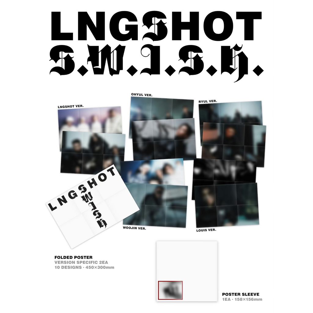 (Pre-Order) LNGSHOT [S.W.I.S.H. ] EP Album Standard Ver. with POB Gift