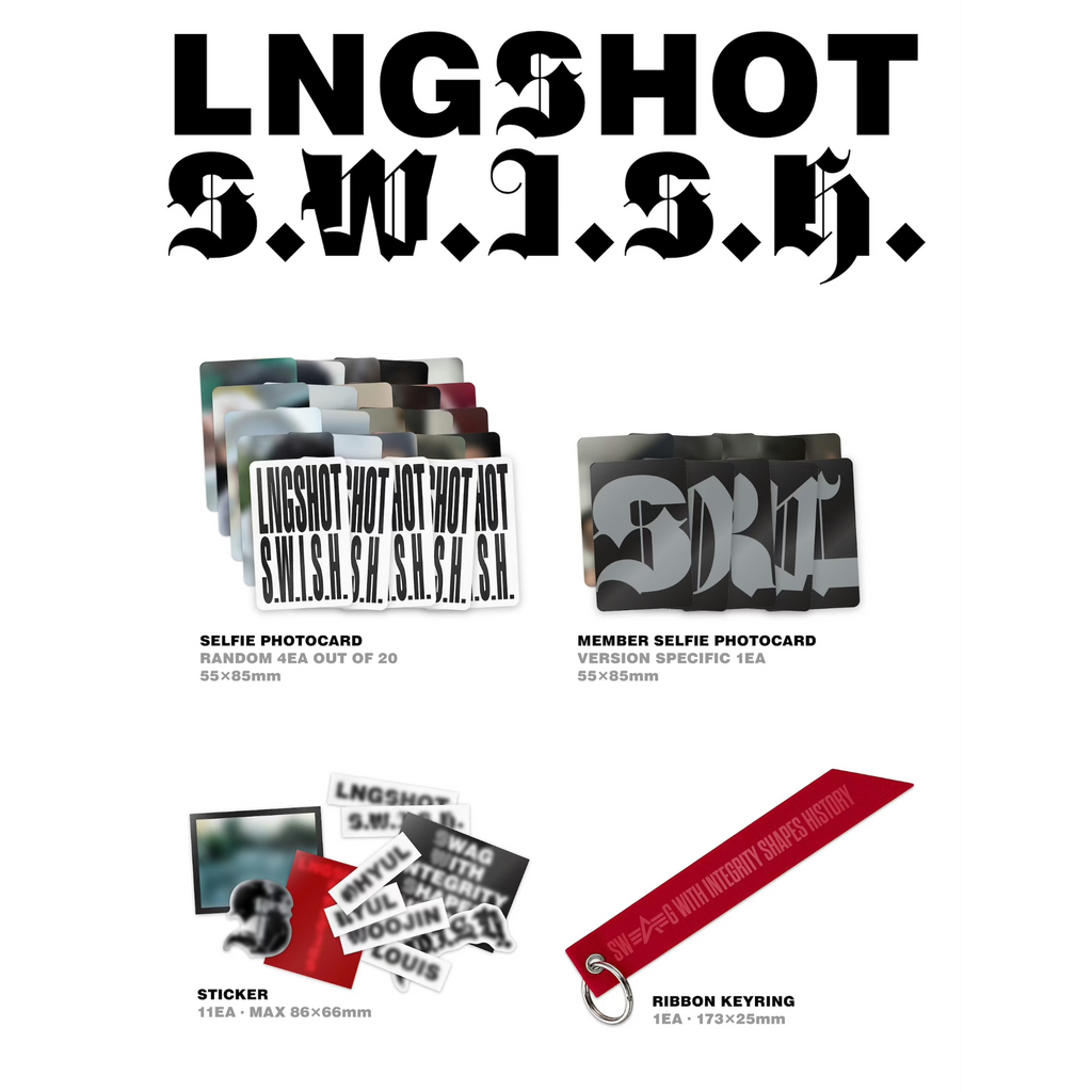 (Pre-Order) LNGSHOT [S.W.I.S.H. ] EP Album Standard Ver. with POB Gift
