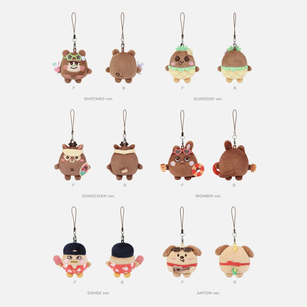 RIIZE - [RIIZING LOUD] 2025 CONCERT TOUR OFFICIAL MD MINI DOLL KEY RING (SUMMER / SUNGLASSES Ver.)