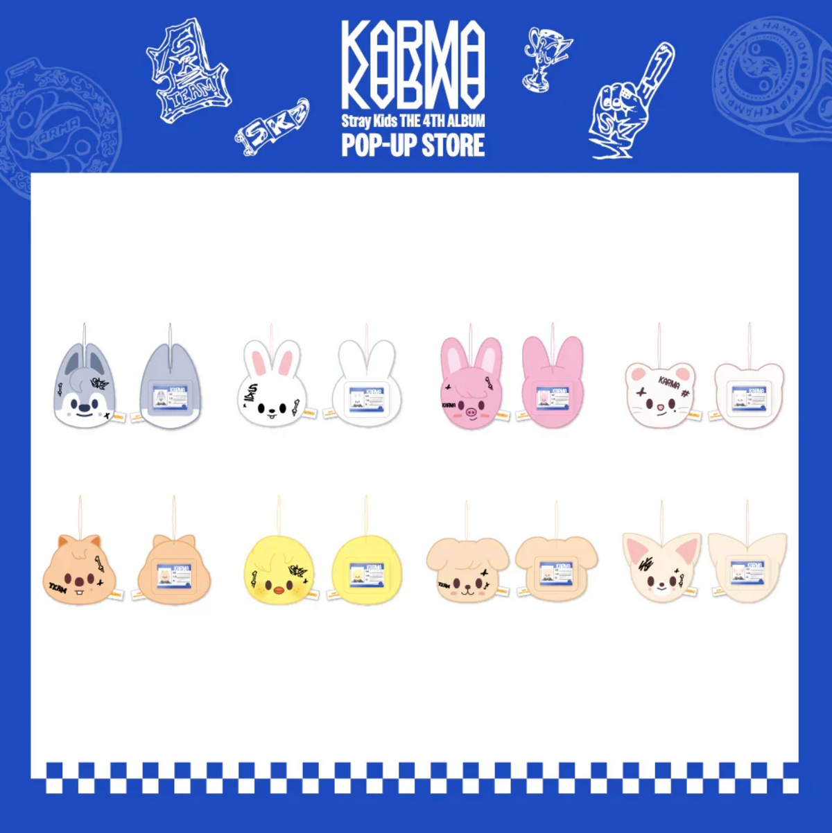 STRAY KIDS - KARMA POP-UP MERCH OFFICIAL MD NAME TAG (KARMA VER.)