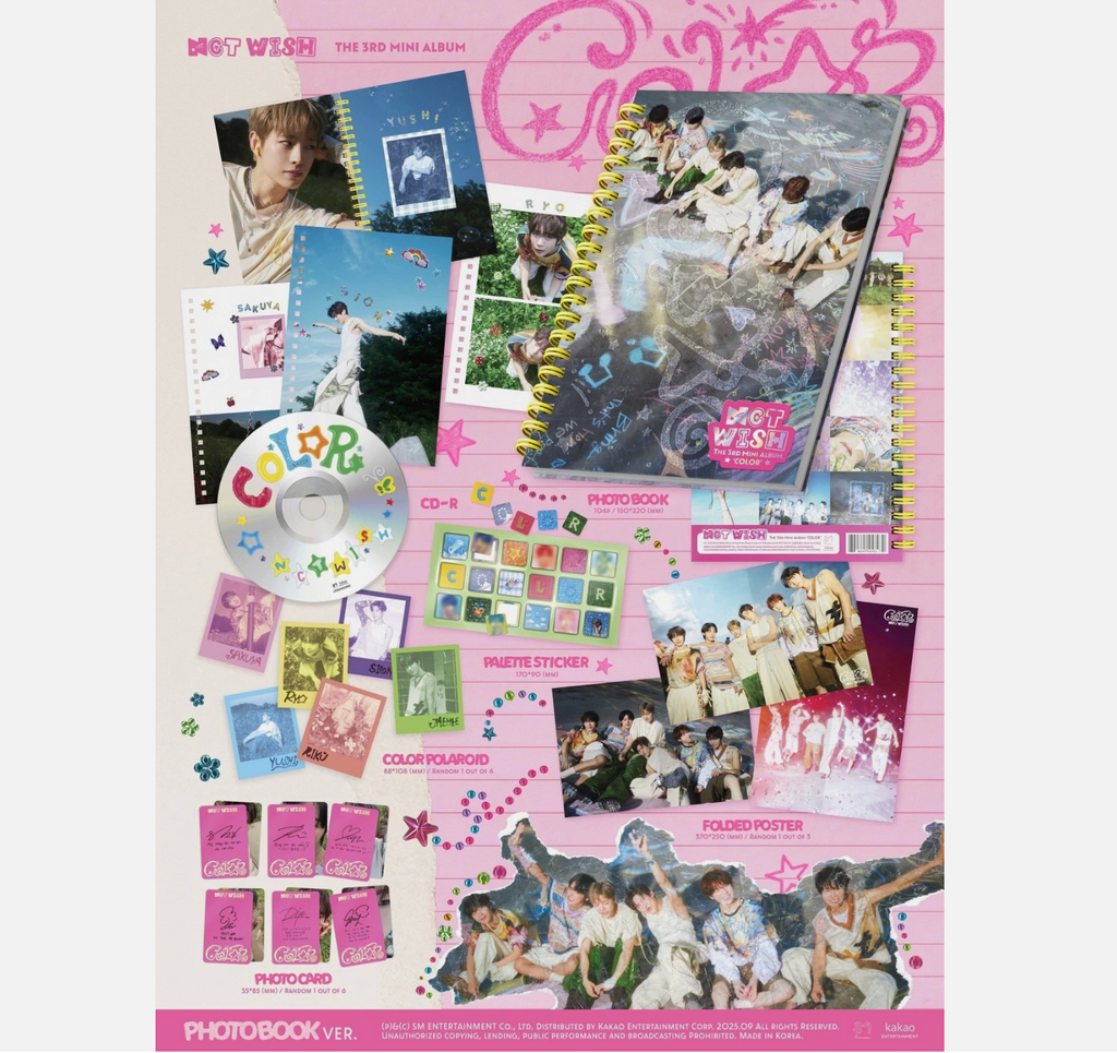 NCT WISH [COLOR] 3rd Mini Album [Photobook Ver.]