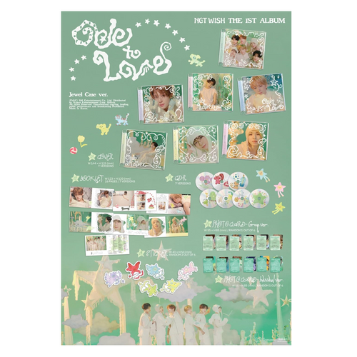 NCT WISH - [Ode to Love] The 1st Album (Jewel Case Version)