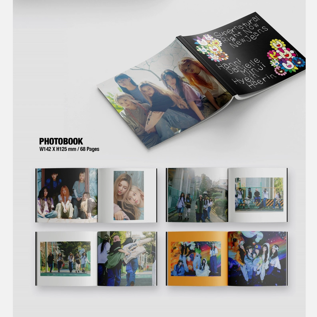 NewJeans - [Supernatural] Single Album NJ X MURAKAMI Drawstring Bag Version