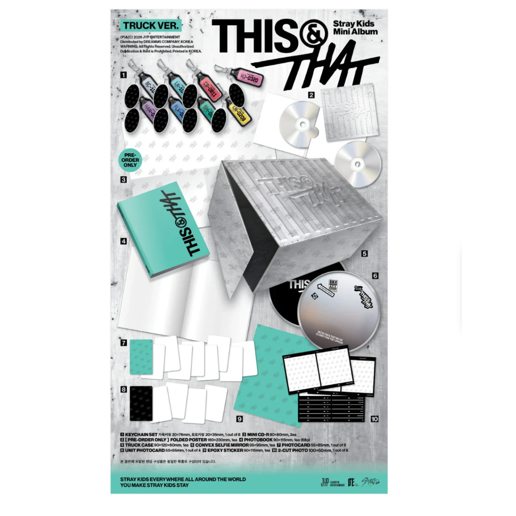 STRAY KIDS - THIS & THAT TRUCK Limited Version+ Pre-order Benefit