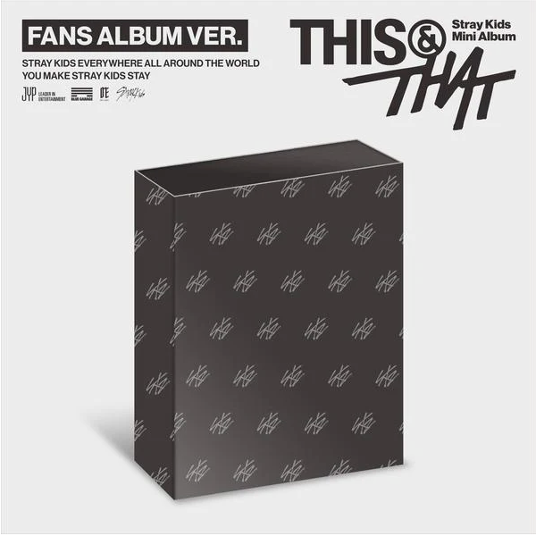 STRAY KIDS - THIS & THAT MINI ALBUM (FANS ALBUM VERSION) with POB