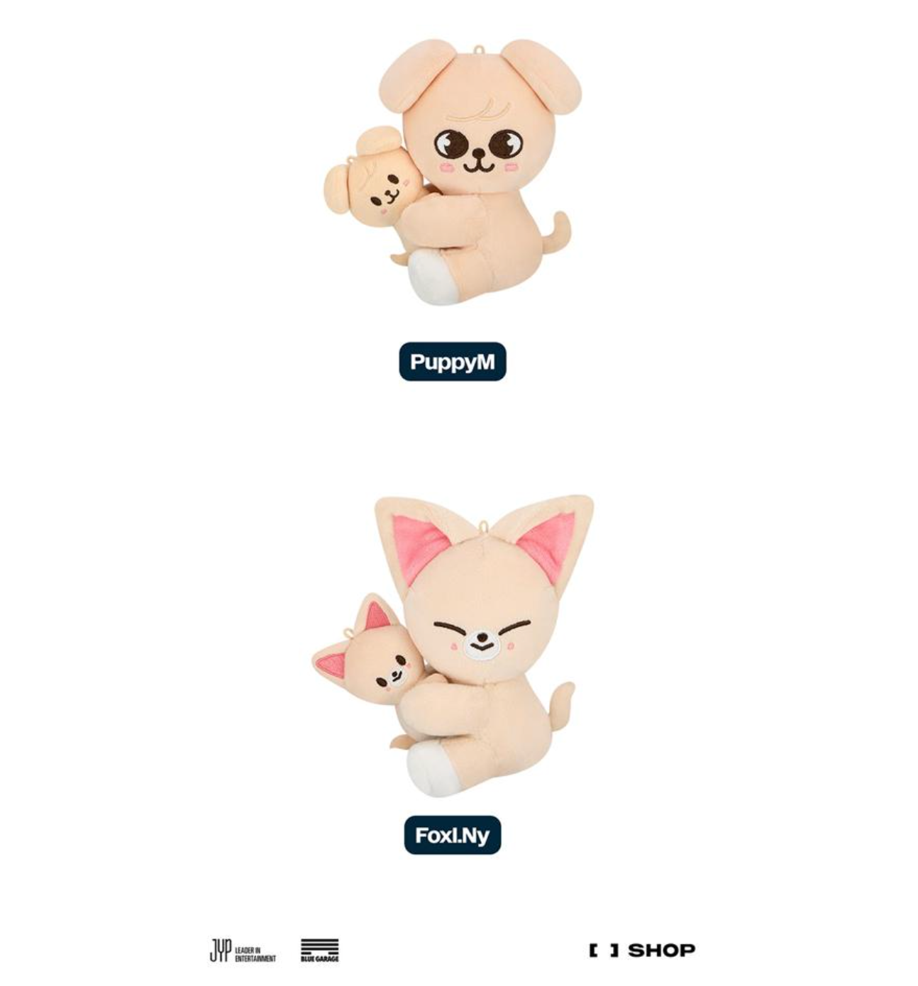 StrayKids SKZOO Magnet Plush Set [dominATE : celebrATE POP-UP STORE OFFICIAL MD]