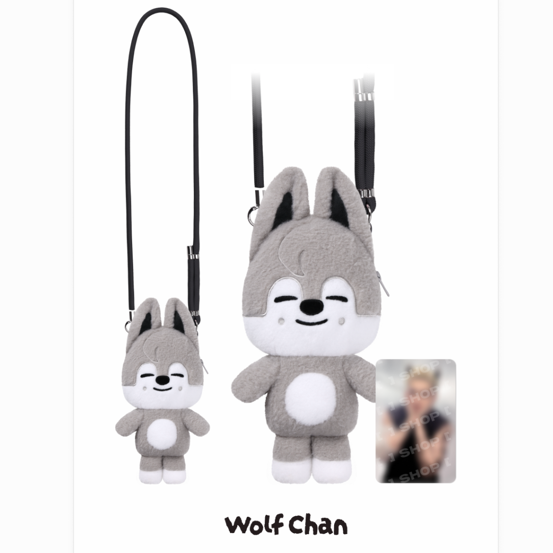 (PRE-ORDER) Stray Kids - [RUN IT] World Tour MD SKZOO PLUSH CROSS BAG
