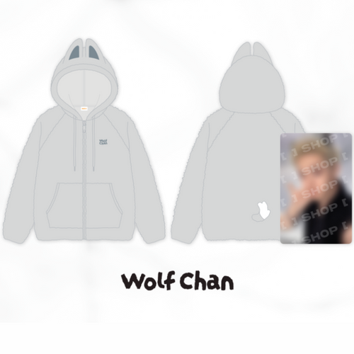 (PRE-ORDER) Stray Kids - [RUN IT] World Tour MD SKZOO FLEECE HOOD ZIP-UP