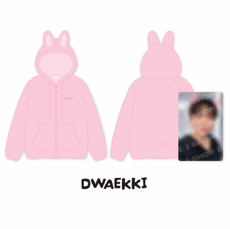 (PRE-ORDER) Stray Kids - [RUN IT] World Tour MD SKZOO FLEECE HOOD ZIP-UP