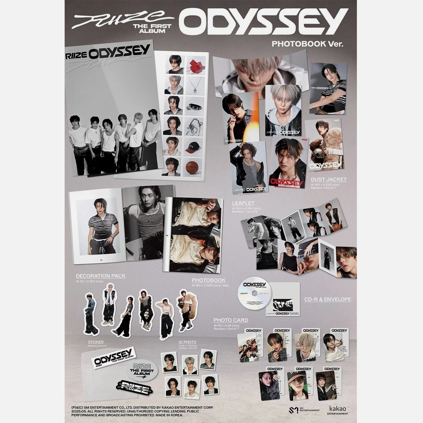 RIIZE - [ODYSSEY] 1st Album PHOTOBOOK Version