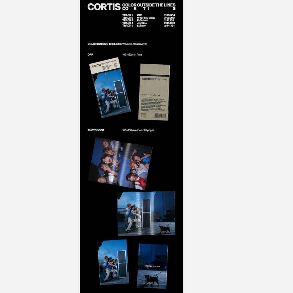 CORTIS 1st EP Album [COLOR OUTSIDE THE LINES] Weverse Ver.
