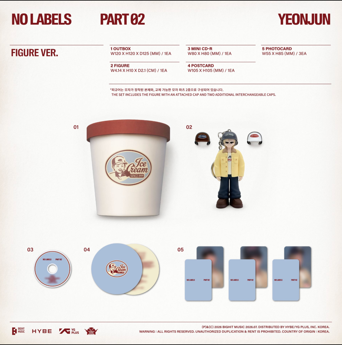 TXT YEONJUN - NO LABELS: PART 02 [2nd Mini Album - Figure Ver.]