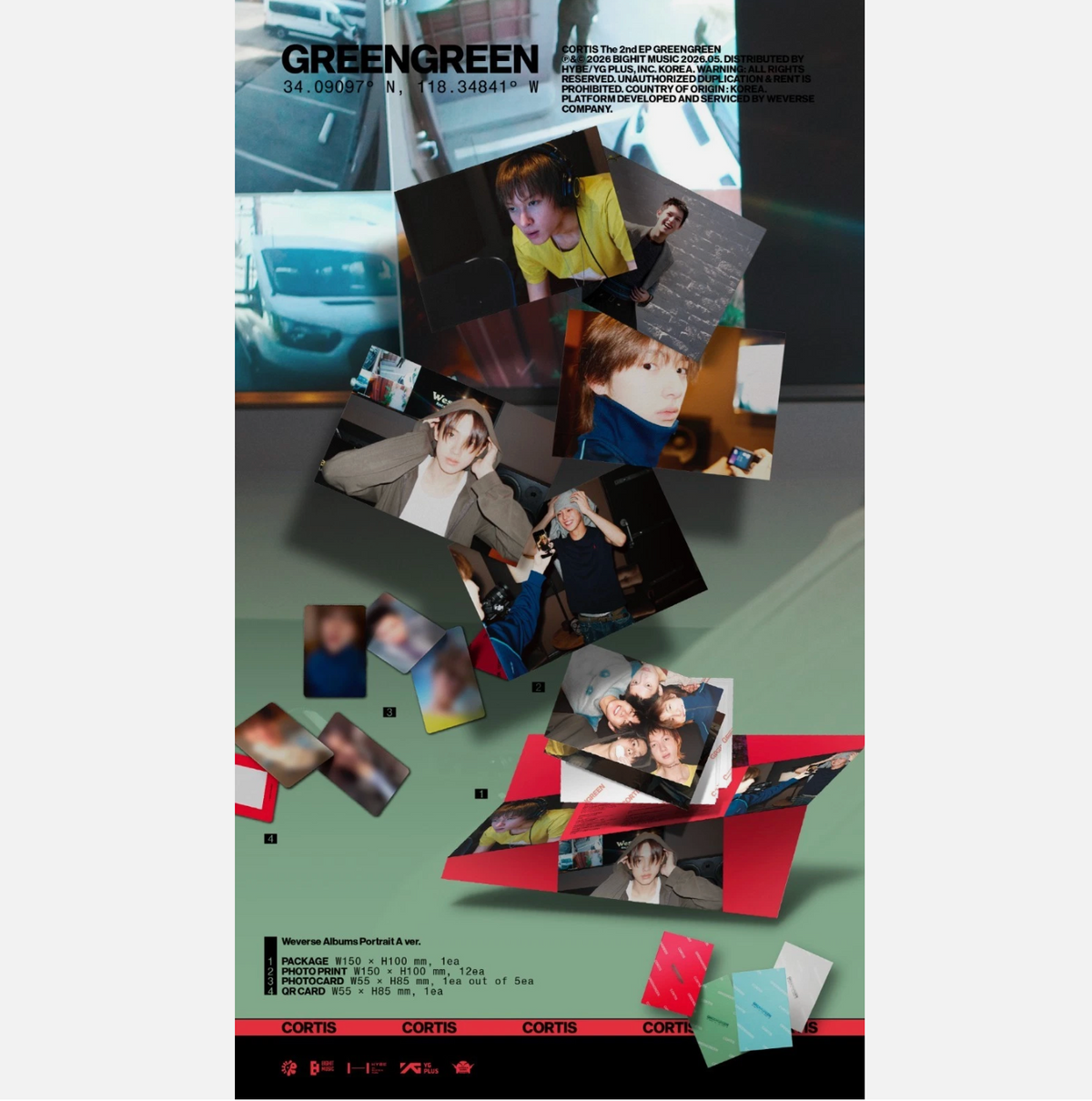 CORTIS The 2nd EP [GREENGREEN] (WEVERSE ALBUMS VER.)