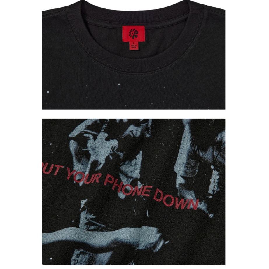 (Pre Order) CORTIS - [PUT YOUR PHONE DOWN] 2026 TOUR OFFICIAL MD TOUR Routing T-Shirt (Black)