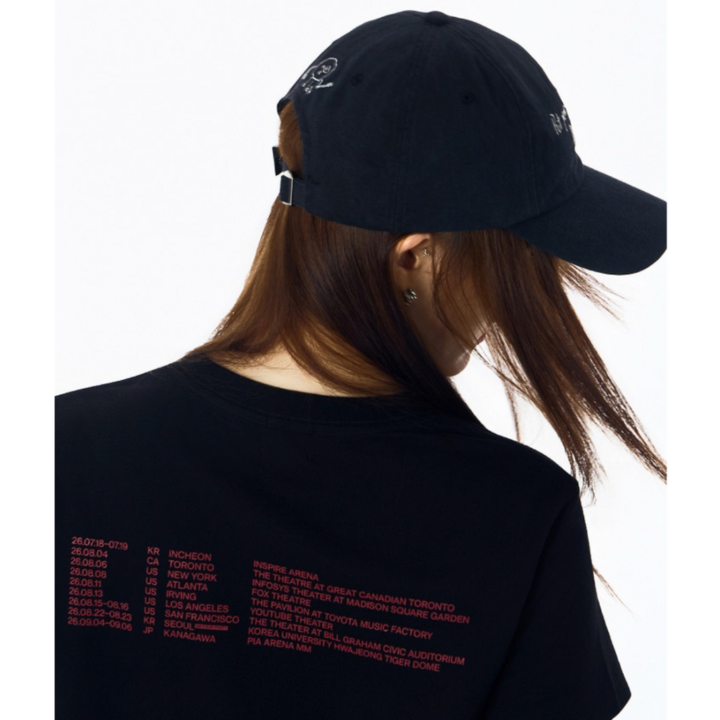 (Pre Order) CORTIS - [PUT YOUR PHONE DOWN] 2026 TOUR OFFICIAL MD TOUR Routing T-Shirt (Black)