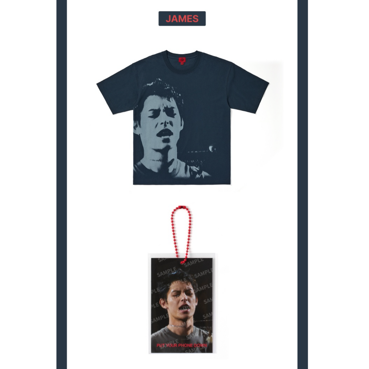 (Pre Order) CORTIS - [PUT YOUR PHONE DOWN] 2026 TOUR OFFICIAL MD Photo T-Shirt (Navy)