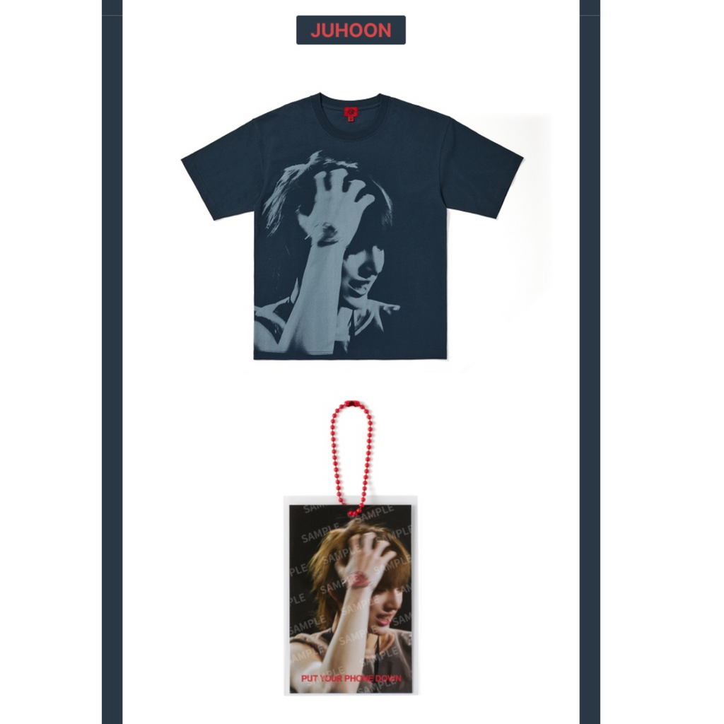 (Pre Order) CORTIS - [PUT YOUR PHONE DOWN] 2026 TOUR OFFICIAL MD Photo T-Shirt (Navy)
