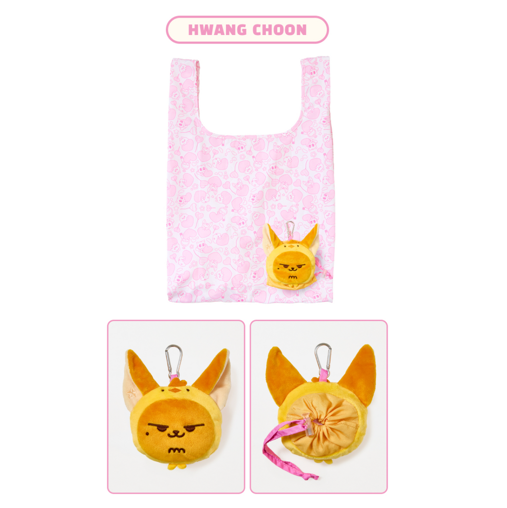 (PRE-ORDER) TXT [PPULBATU WALK TOGETHER] OFFICIAL CHARACTER MD FACE CHARM ECO BAG JAPAN-EXCLUSIVE MD