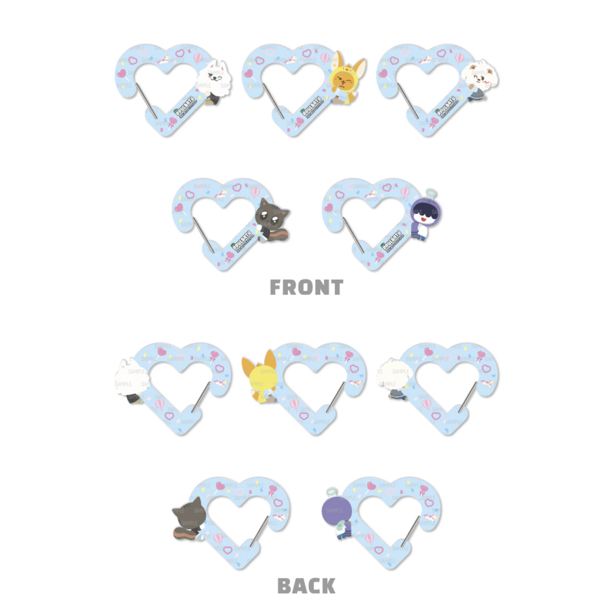 (PRE-ORDER) TXT [PPULBATU WALK TOGETHER] OFFICIAL CHARACTER MD HEART CARABINER JAPAN-EXCLUSIVE MD