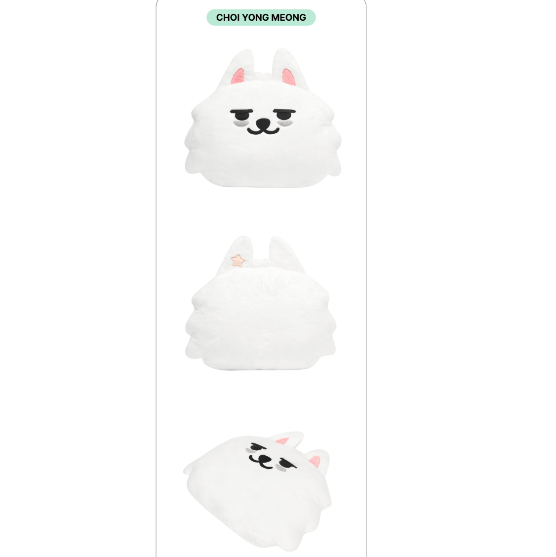 TXT - [FINDING MOA] PPULBATU OFFICIAL MD FACE CUSHION PLUSH THROW PILLOW