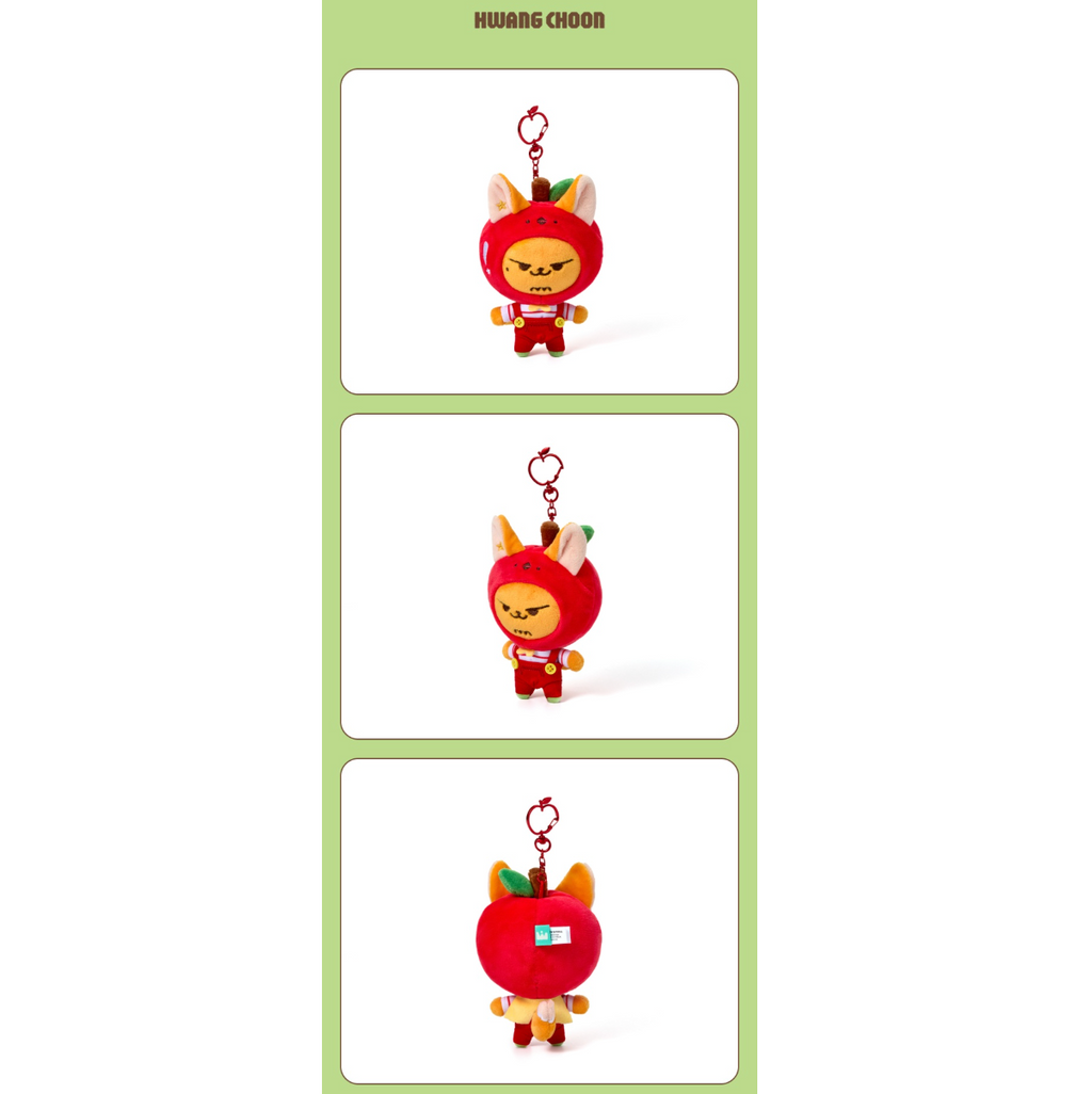 TXT - [Hey! APPUL] PPULBATU Official Merch Plush Keyring Apple Ver.