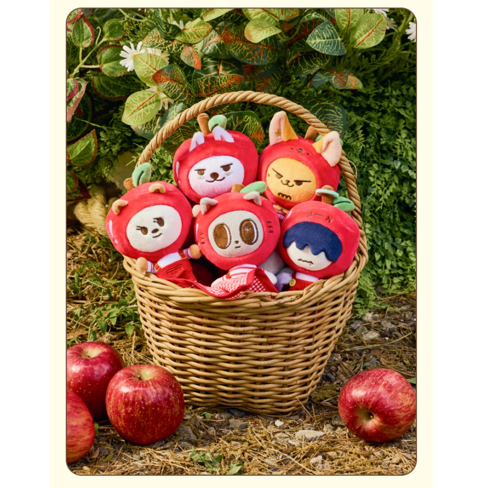 TXT - [Hey! APPUL] PPULBATU Official Merch Plush Keyring Apple Ver.