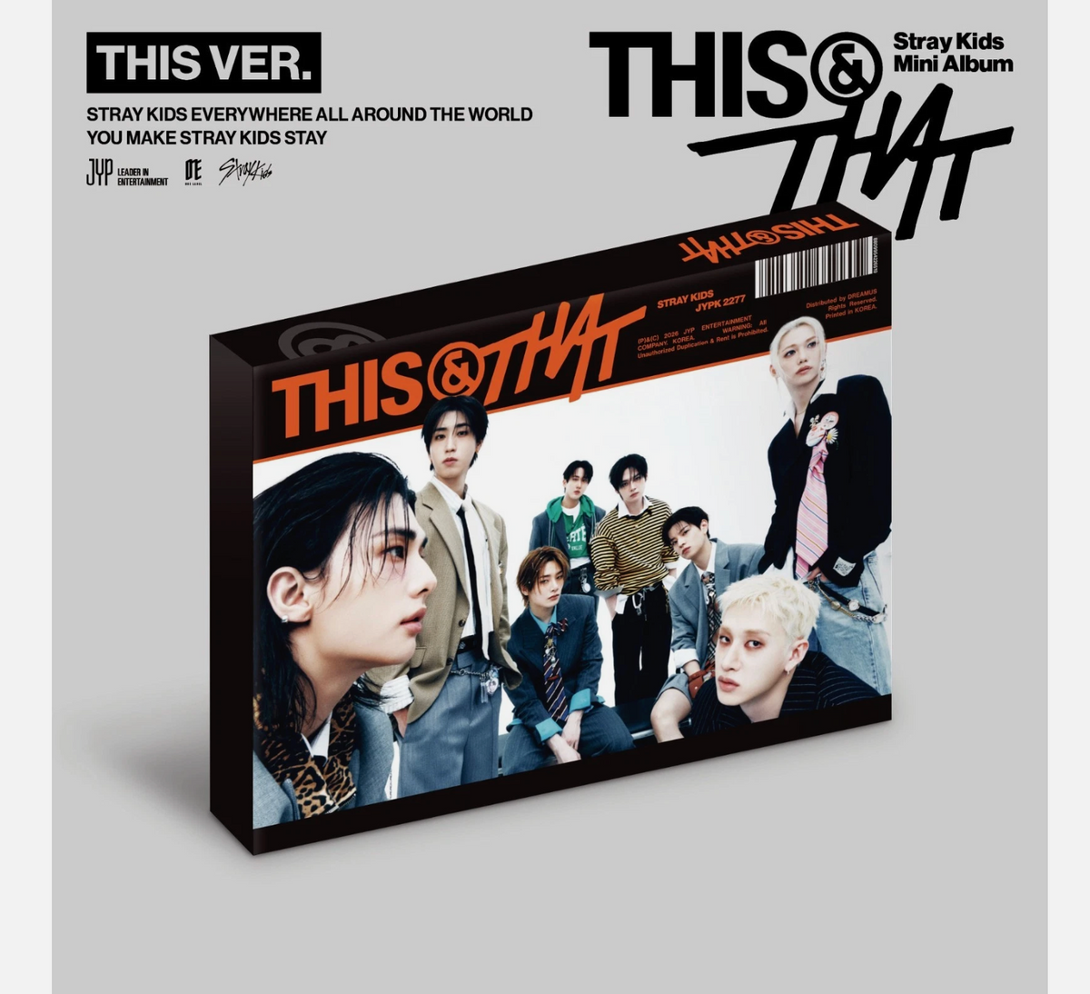 STRAY KIDS - THIS & THAT Mini Album with POB