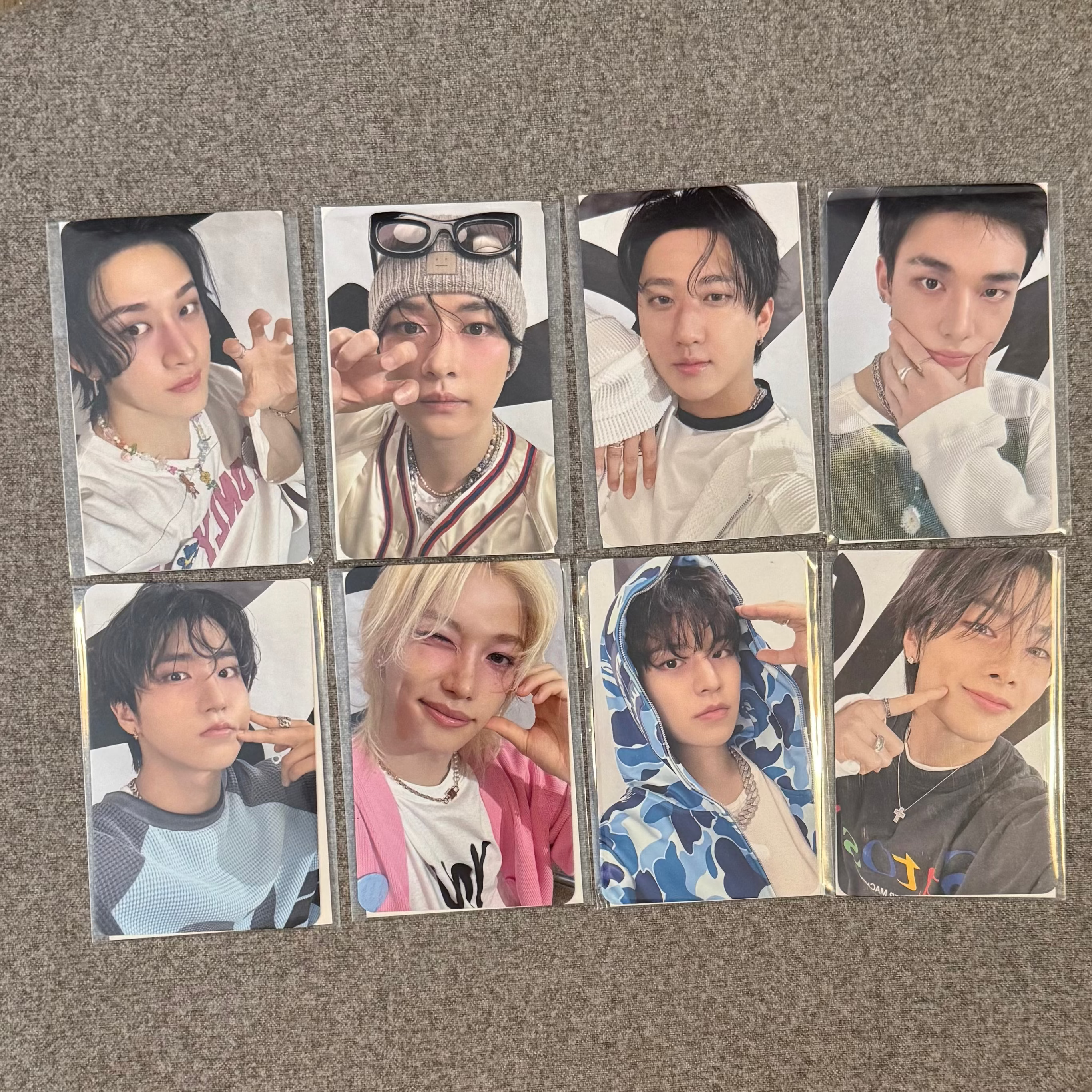 Stray Kids SKZ <dominATE : celebrATE> POP-UP Official Online Benefit Photocard QR card OT8 Set
