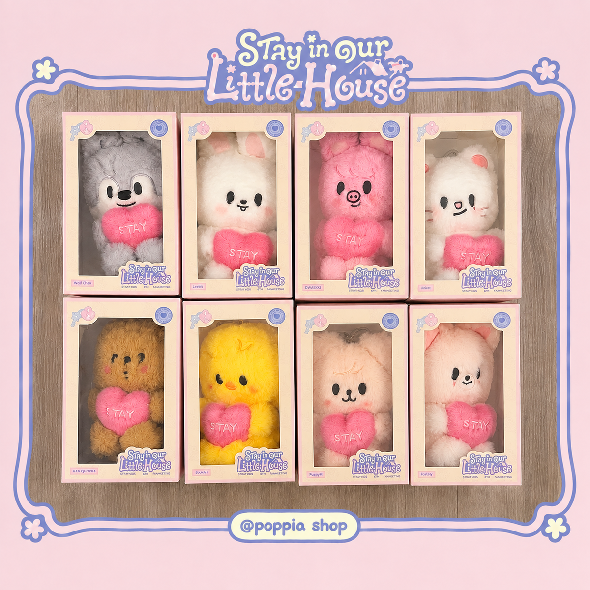 Stray Kids STAY in Our Little House 6TH FANMEETING MD SKZOO PLUSH VOICE Ver.