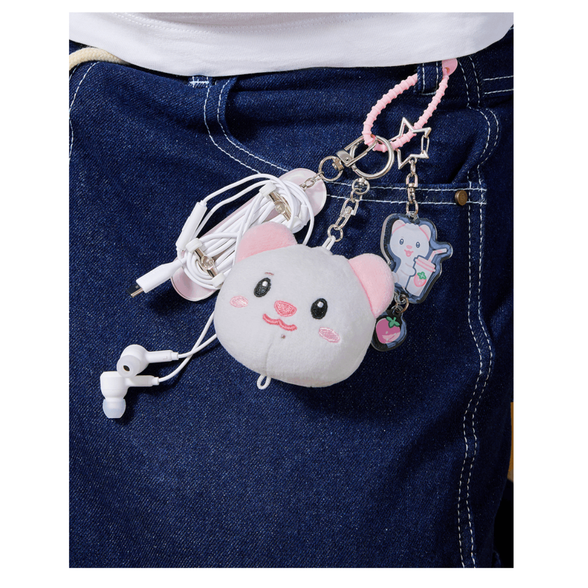 TWS - [TWIMI : 42 Forest] Official Character MD Face Plush Keyring sample