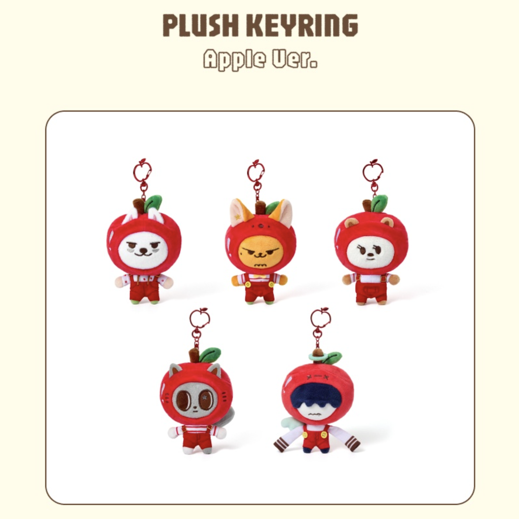 TXT - [Hey! APPUL] PPULBATU Official Merch Plush Keyring Apple Ver.