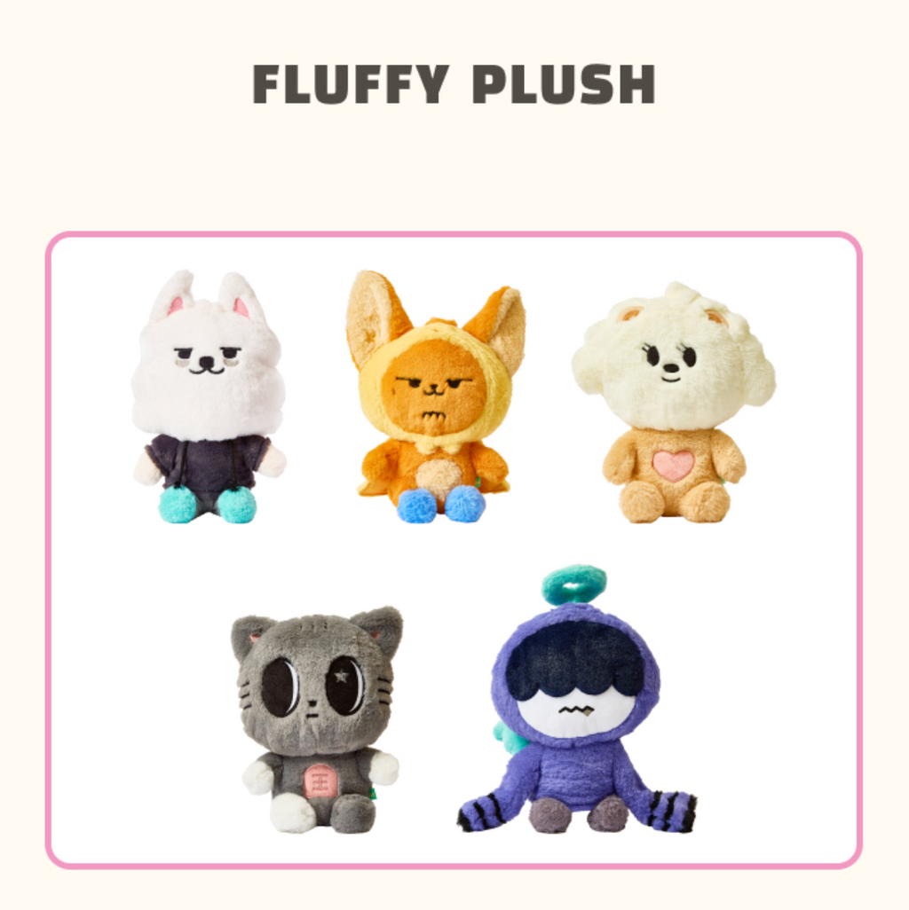  TXT [PPULBATU WALK TOGETHER] OFFICIAL CHARACTER MD FLUFFY PLUSH JAPAN-EXCLUSIVE MD 