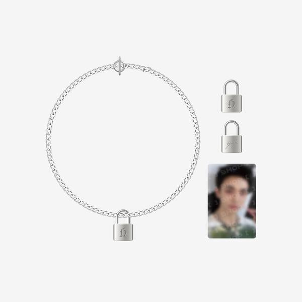 StrayKids SKZ Hyunjin Design Lock Necklace [dominATE : celebrATE POP-UP STORE OFFICIAL MD]